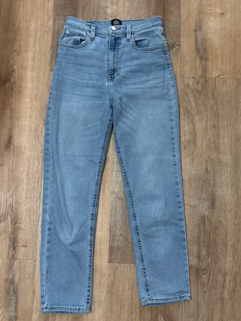 Urban Outfitters Light Blue High-Rise Cropped Jeans
